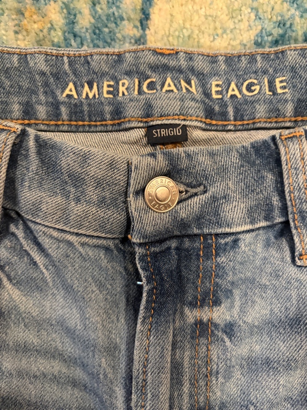 American Eagle Curvy Super High-Rise Baggy Straight - Picture 2 of 7